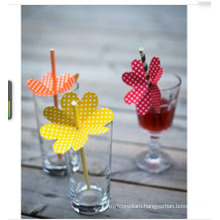 Plastic Handmade Party Straws Decoration